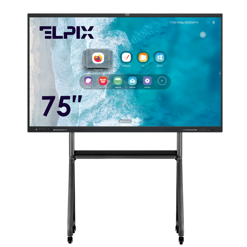 Інтерактивна панель Elpix Z3 75" (75Z3ADV311D2), мобільний стенд